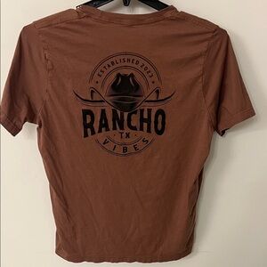 Men's Casual Brown Tee